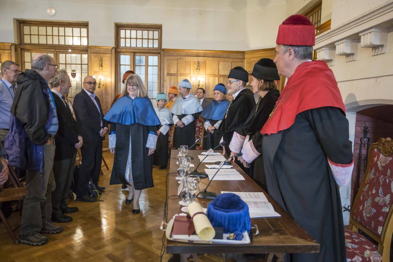 Acto de investidura como doctora Honoris Causa de la Premio Nobel Donna Strickland en el Palacio de la Magdalena