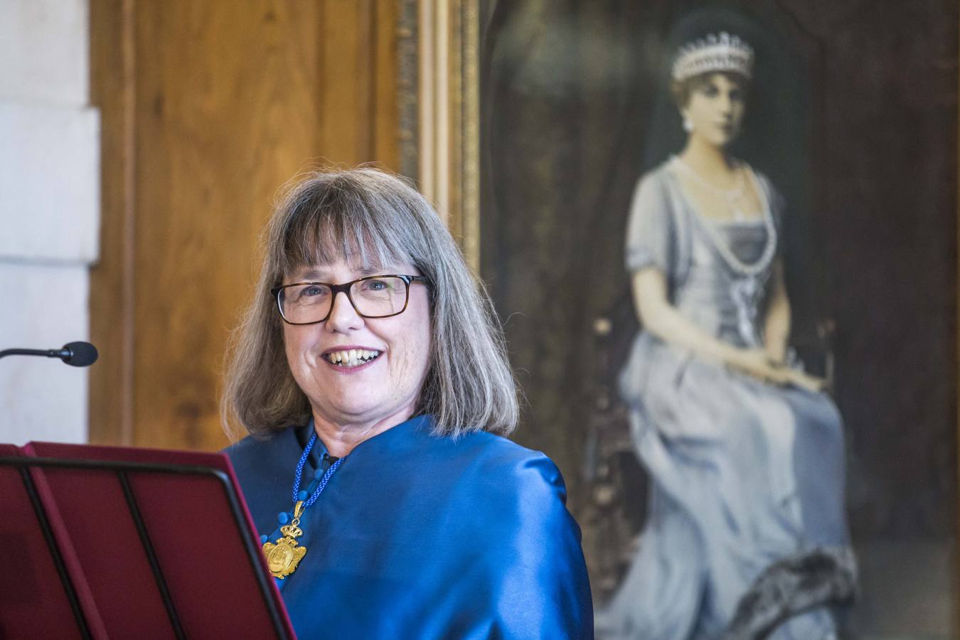 Acto de investidura como doctora Honoris Causa de la Premio Nobel Donna Strickland en el Palacio de la Magdalena