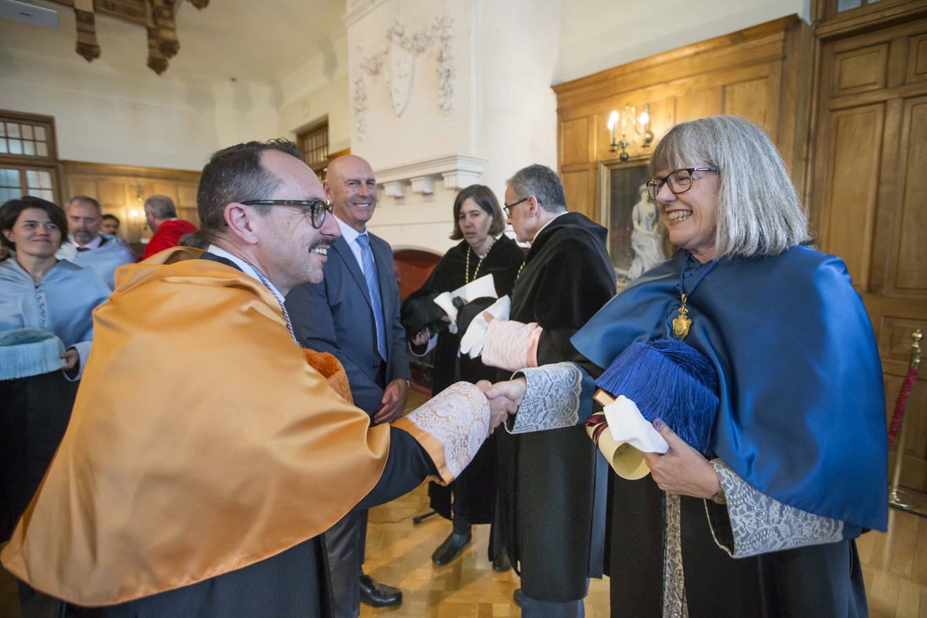 Acto de investidura como doctora Honoris Causa de la Premio Nobel Donna Strickland en el Palacio de la Magdalena