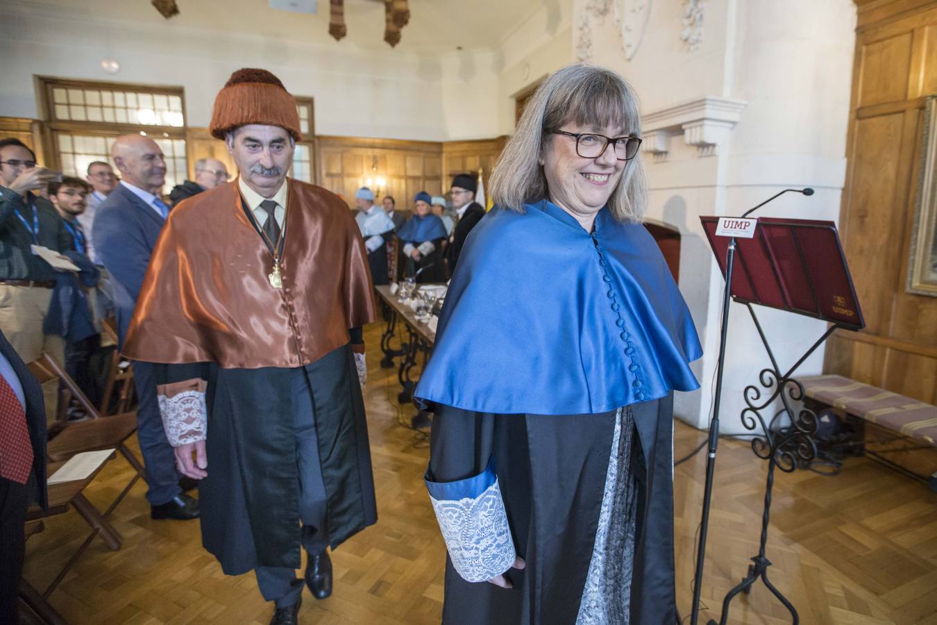 Acto de investidura como doctora Honoris Causa de la Premio Nobel Donna Strickland en el Palacio de la Magdalena