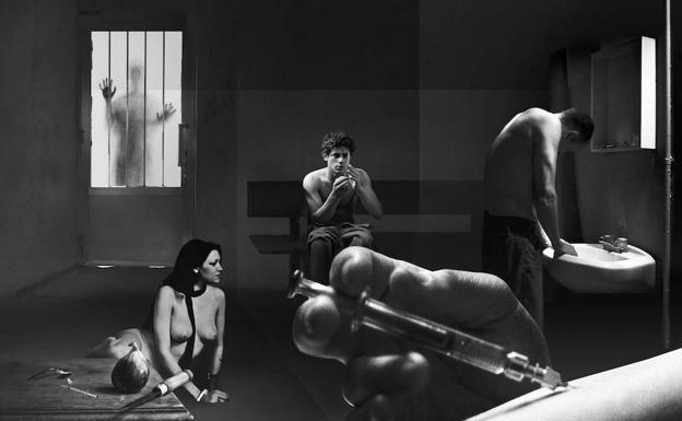 'Collage n°3',0 La habitación negra' (2018) 