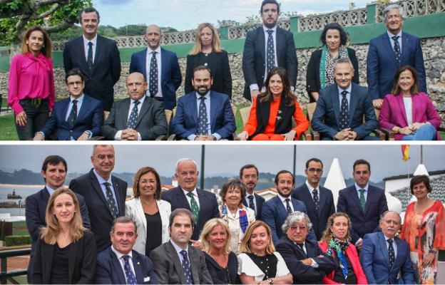 Los representantes de las dos candidaturas que compiten por presidir el Tenis.