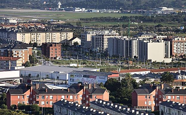 La zona de Primero de Mayo, en Santander, es uno de los lugares en los que se centra el plan constructor de la Sareb. 