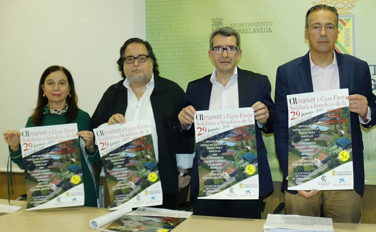 Mercado y fiesta solidaria en el Círculo de Recreo de Torrelavega a favor de la AECC