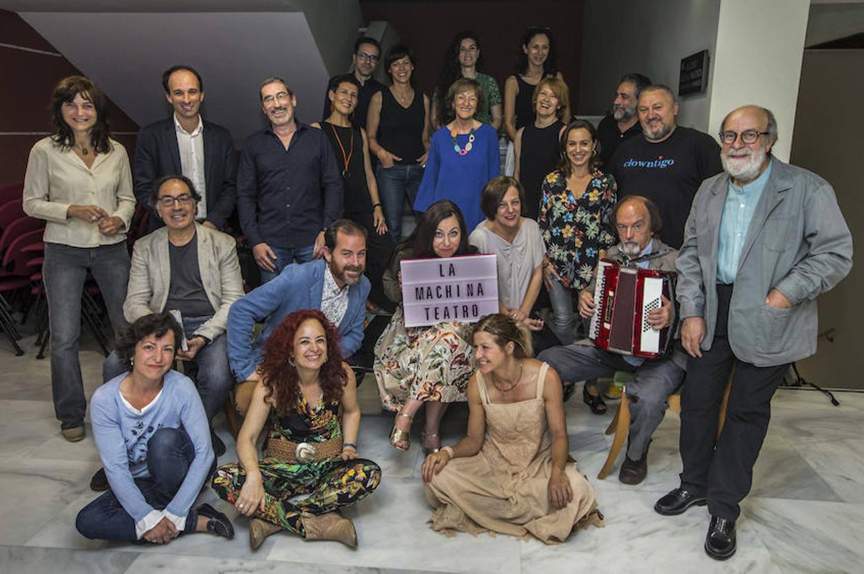 La sala Griega del Palacio acogió la celebración del mundo del teatro.