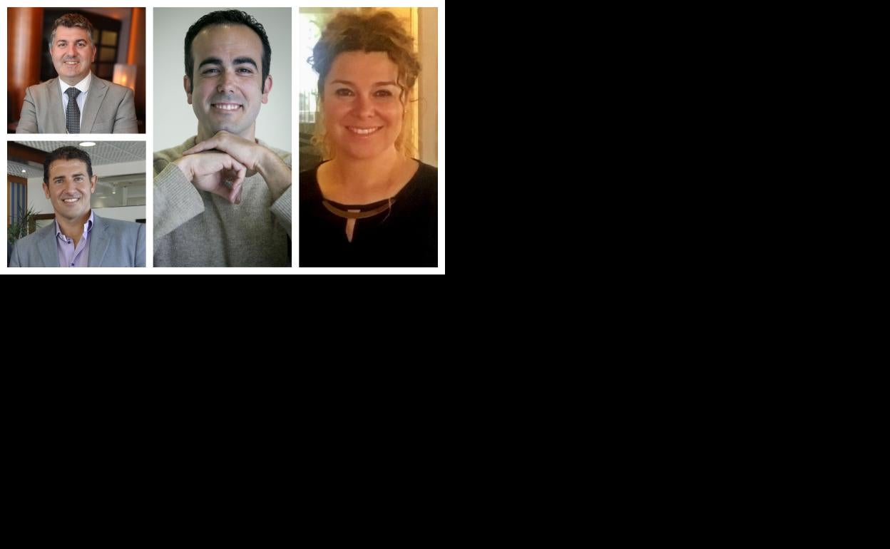 Rafael Prieto, copropietario y director del restaurante El Serbal en Santander (con una estrella Michelin); Gema Ruiz, directora del restaurante El Redoble, en Puente Arce; Emérito Astuy, empresario de hostelería, director del hotel-restaurante del Hotel Astuy en Isla y ex presidente de la Asociación Empresarial Hostelería de Cantabria; y Jorge Mariscal, responsable del movimiento Slow Food Cantabria.