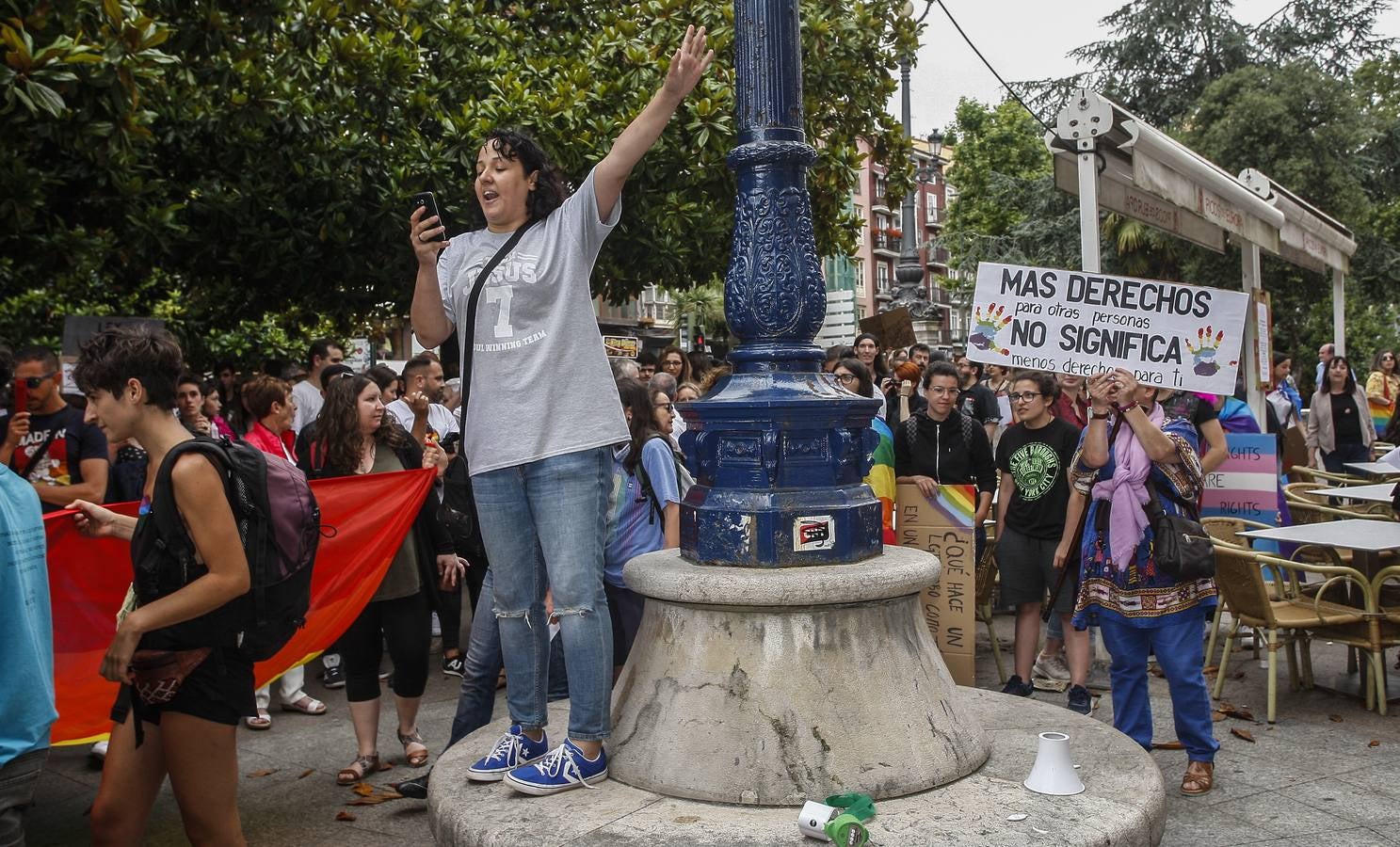 Fotos: La manifestación por el Día del Orgullo por el centro de Santander
