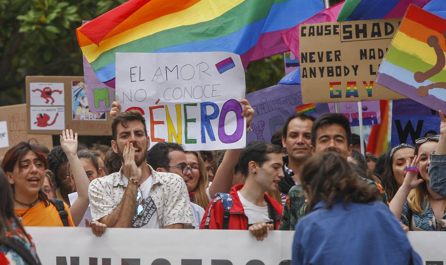 Fotos: La manifestación por el Día del Orgullo por el centro de Santander