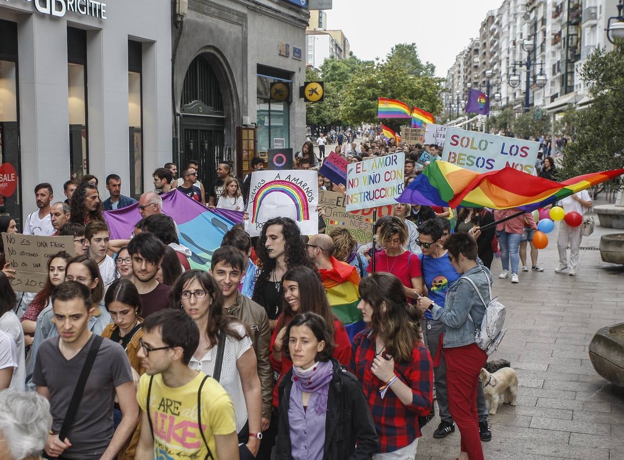 Fotos: La manifestación por el Día del Orgullo por el centro de Santander