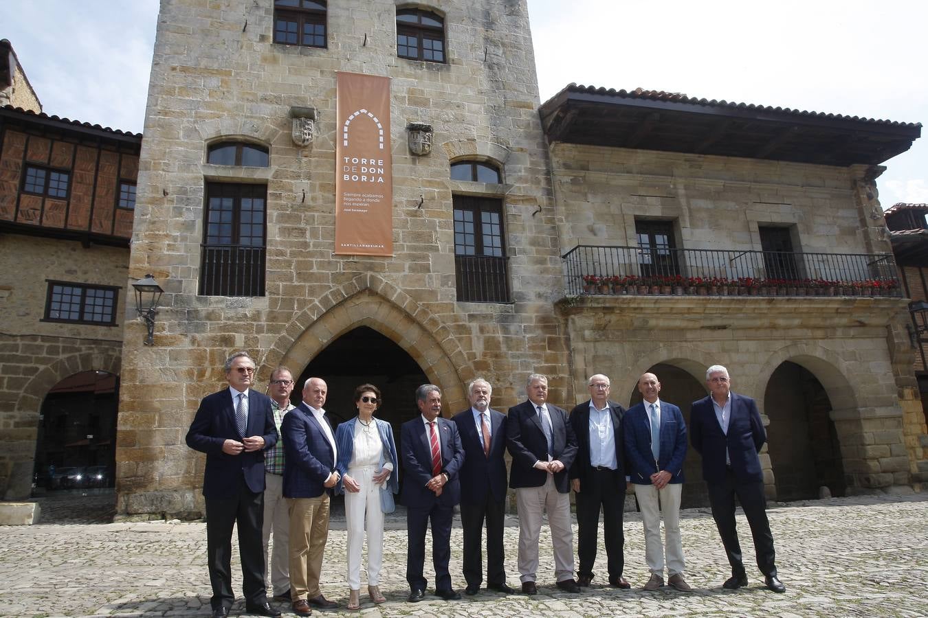 Fotos: Rehabilitada la Torre de Don Borja, homenaje a Jesús Polanco y Pancho Pérez