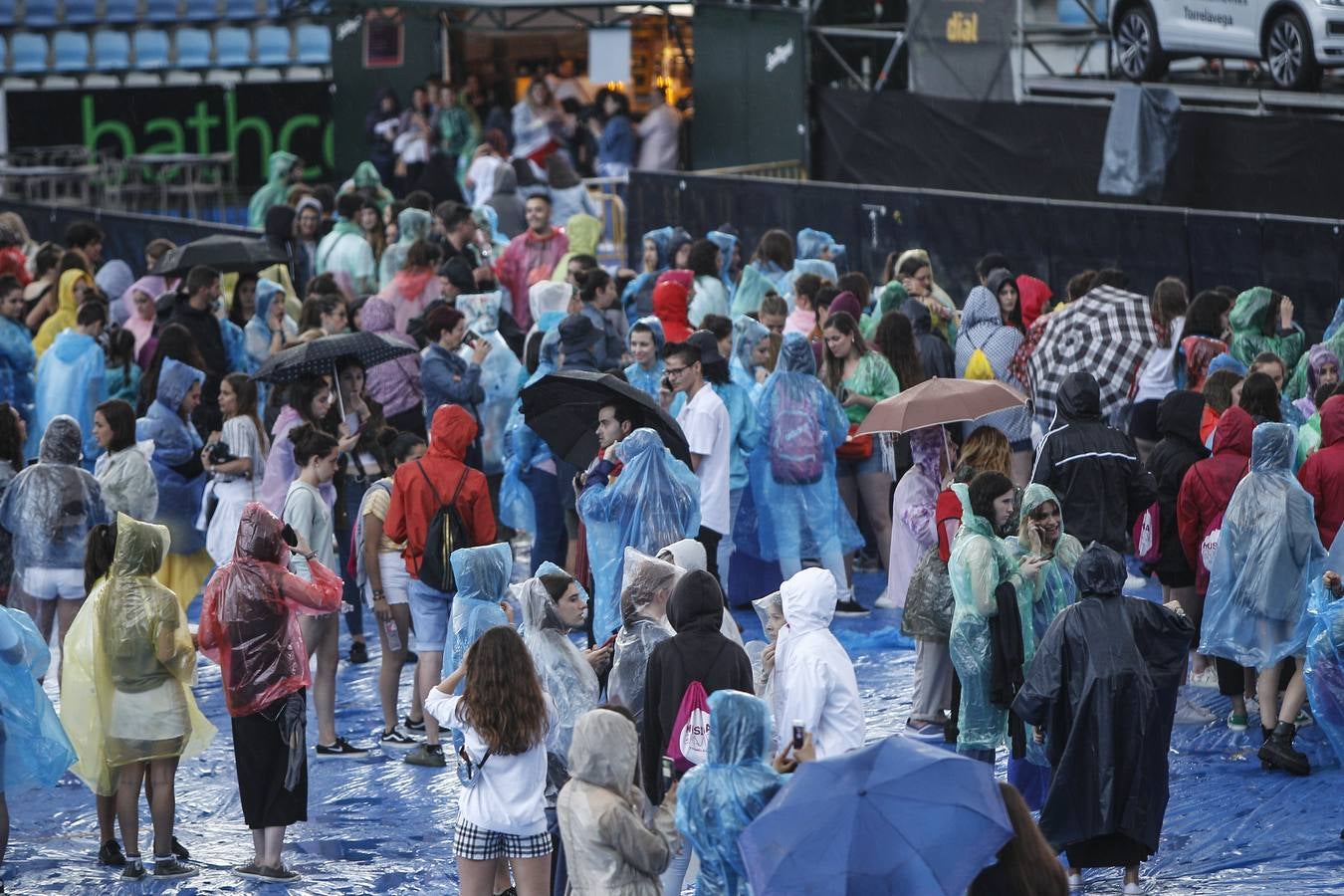 Fotos: Suspendidos por la lluvia los conciertos de Musica en Grande