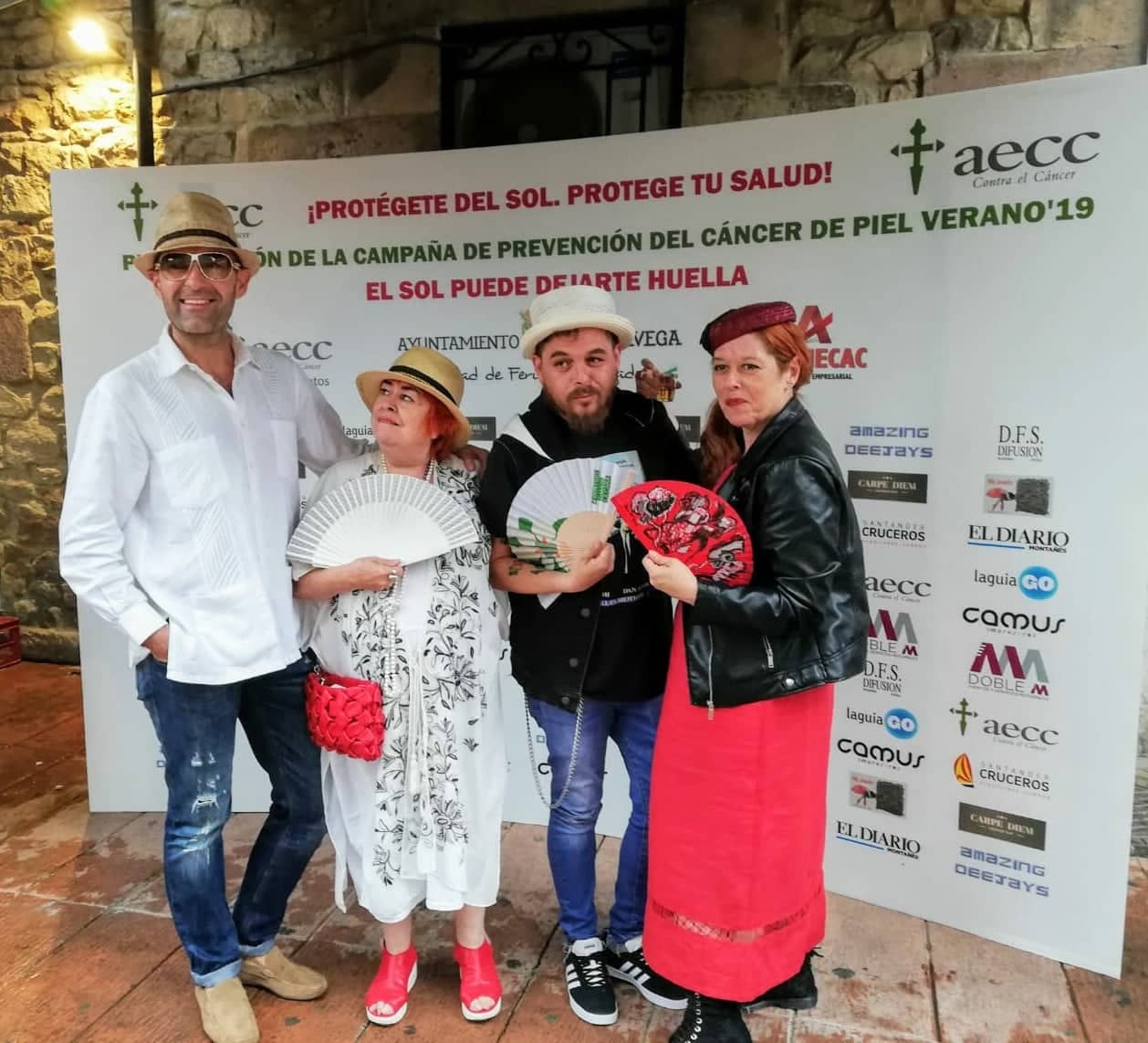 José Luis Callejo, Rosa Pereda, Jimmy Barnatán y María José Pereda de Castro.