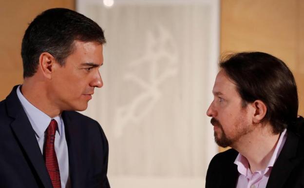 Sánchez e Iglesias.