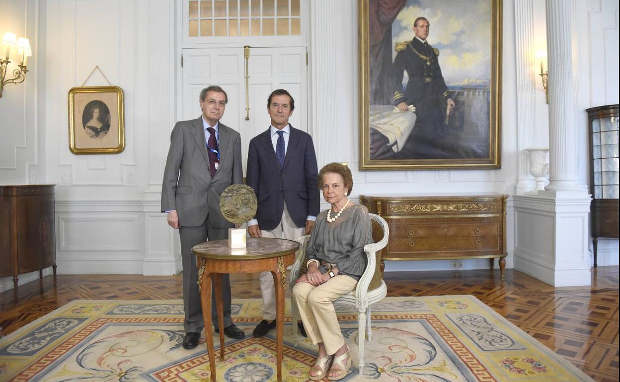 Manuel Ángel Castañeda,Antonio Torner y Elena García Botín 