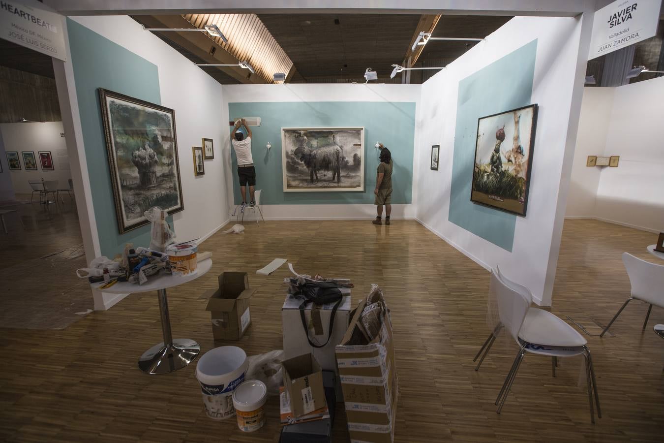 Fotos: Artesantander se prepara para abrir sus puertas