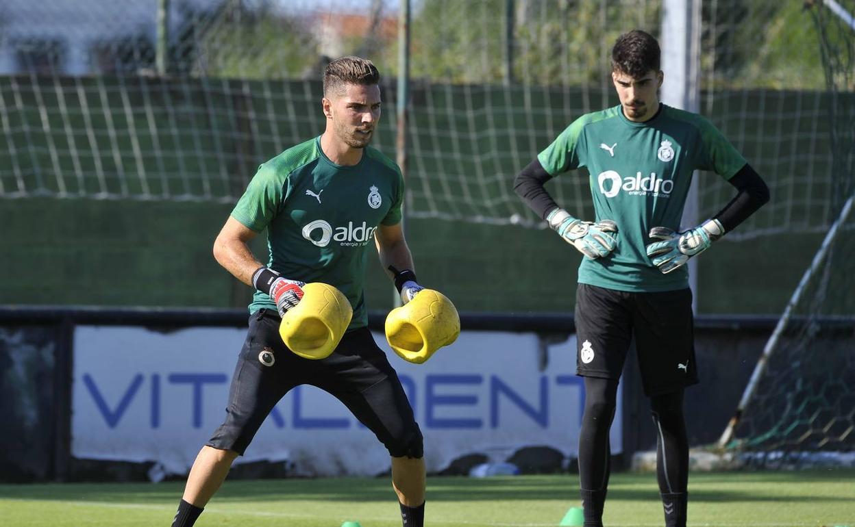 Luca Zidane no ha entrenado hoy con el Racing