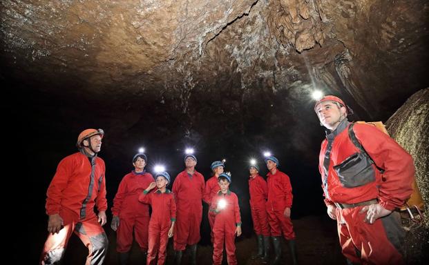 Cueva de La Gándara, en la localidad cántabra de Udías.