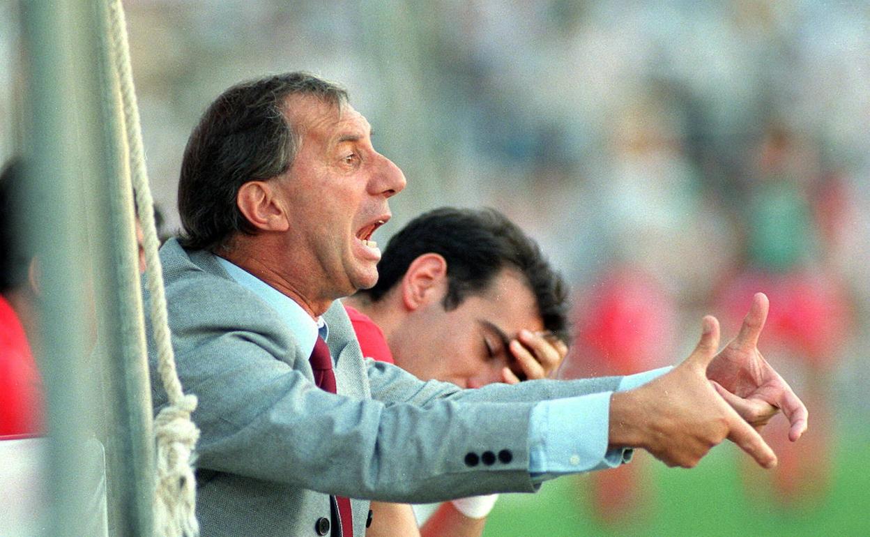 Carlos Bilardo, en su etapa como entrenador. 