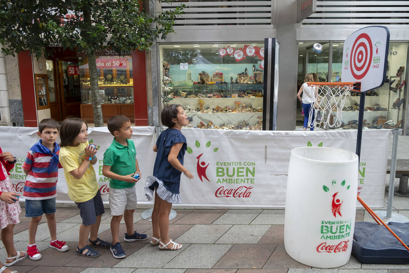 Las casetas de la plaza Alfonso XIII.