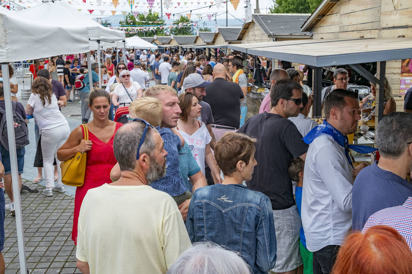 Las casetas de la plaza Alfonso XIII.