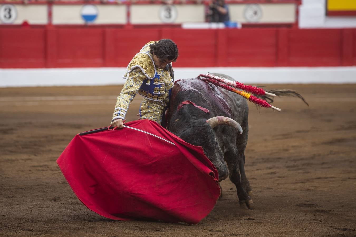 Curro Díaz, Manuel jesús 'El Cid' y Emilio de Justo en el tercer festejo de la Feria de Santiago