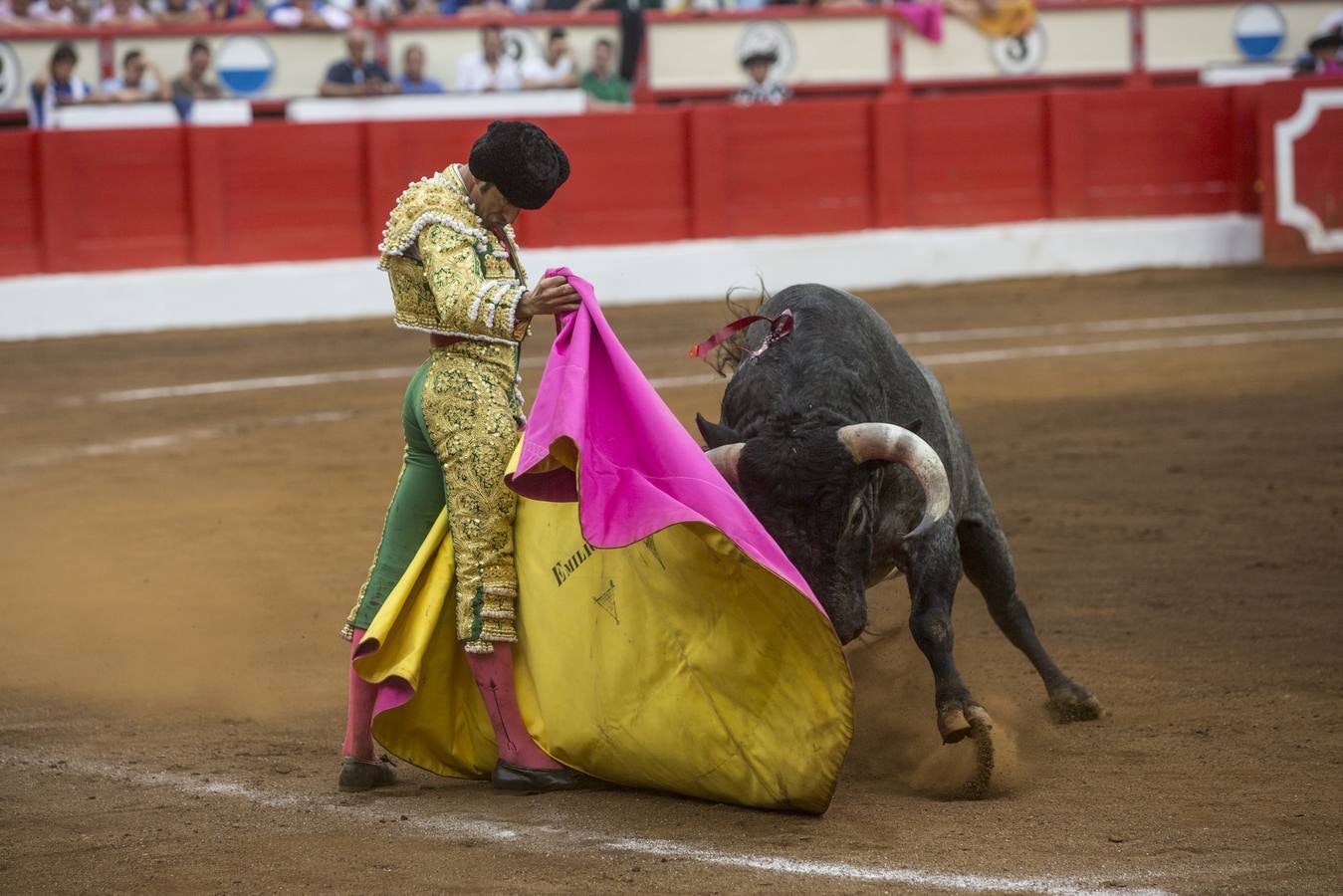 Curro Díaz, Manuel jesús 'El Cid' y Emilio de Justo en el tercer festejo de la Feria de Santiago