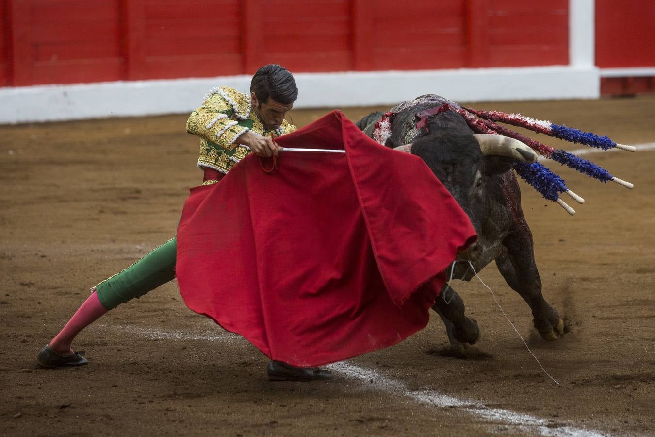 Curro Díaz, Manuel jesús 'El Cid' y Emilio de Justo en el tercer festejo de la Feria de Santiago