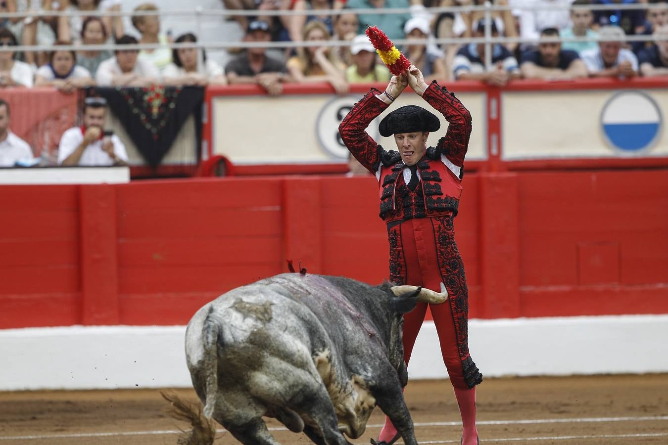 Curro Díaz, Manuel jesús 'El Cid' y Emilio de Justo en el tercer festejo de la Feria de Santiago