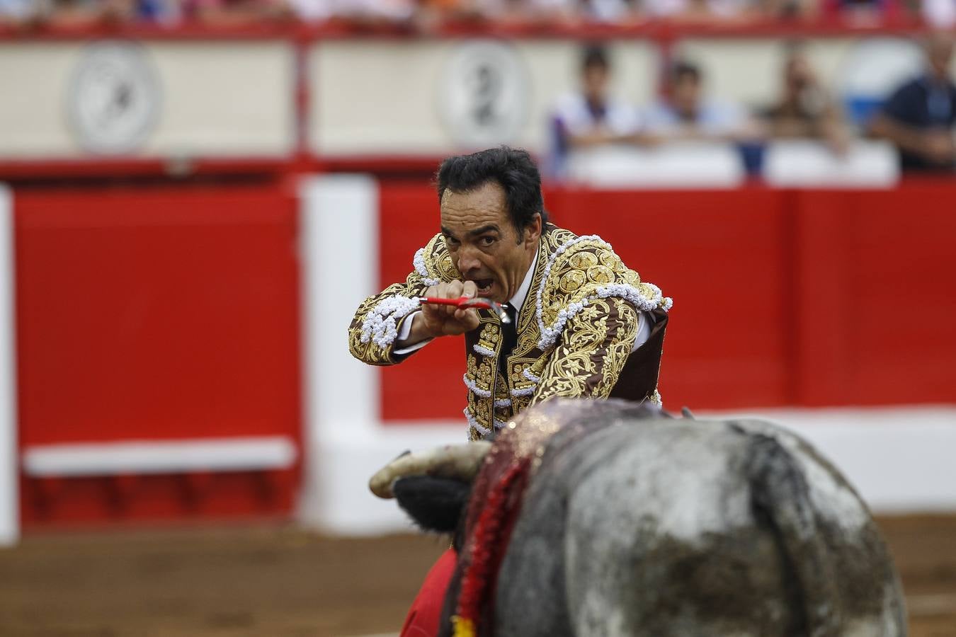 Curro Díaz, Manuel jesús 'El Cid' y Emilio de Justo en el tercer festejo de la Feria de Santiago