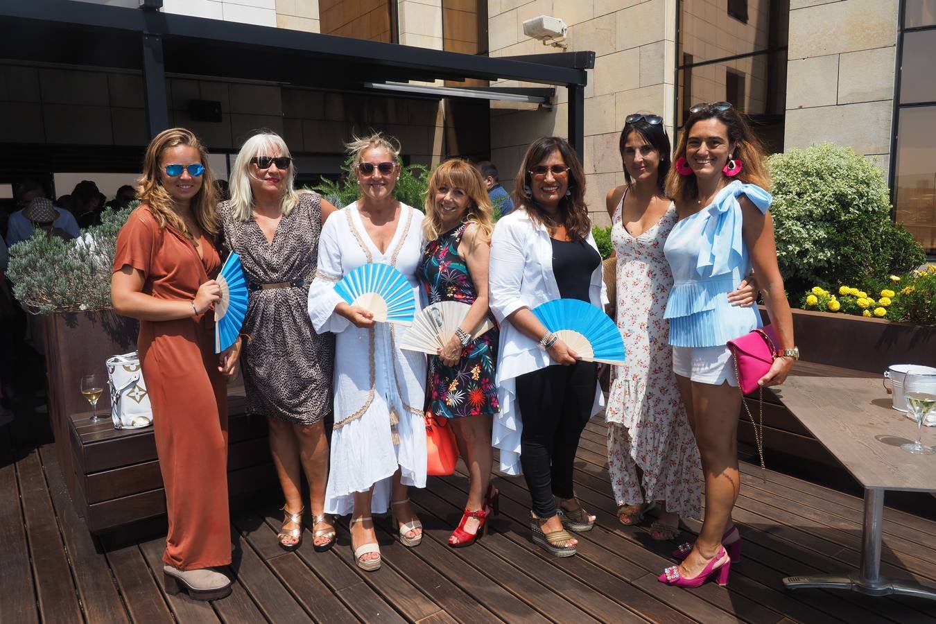 Claudia Carpintero, María Muñoz, Marta Borrajo, María Eugenia Barrio, Asunción Gutiérrez, María López y Gisela Machín.