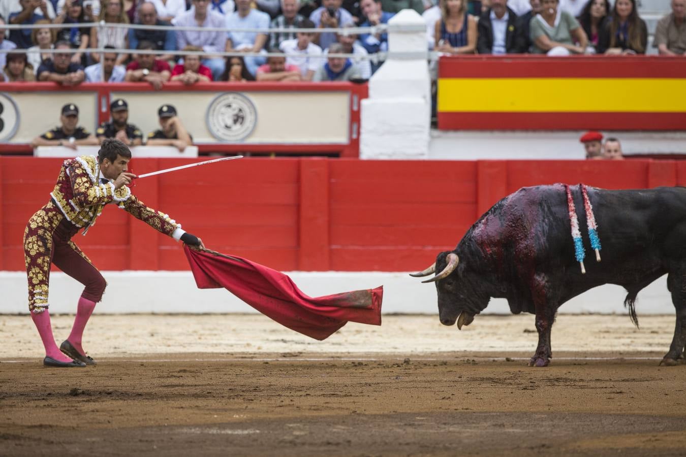 Sexto festejo de la Feria de Santiago con Cayetano, Diego Urdiales y José María Manzanares