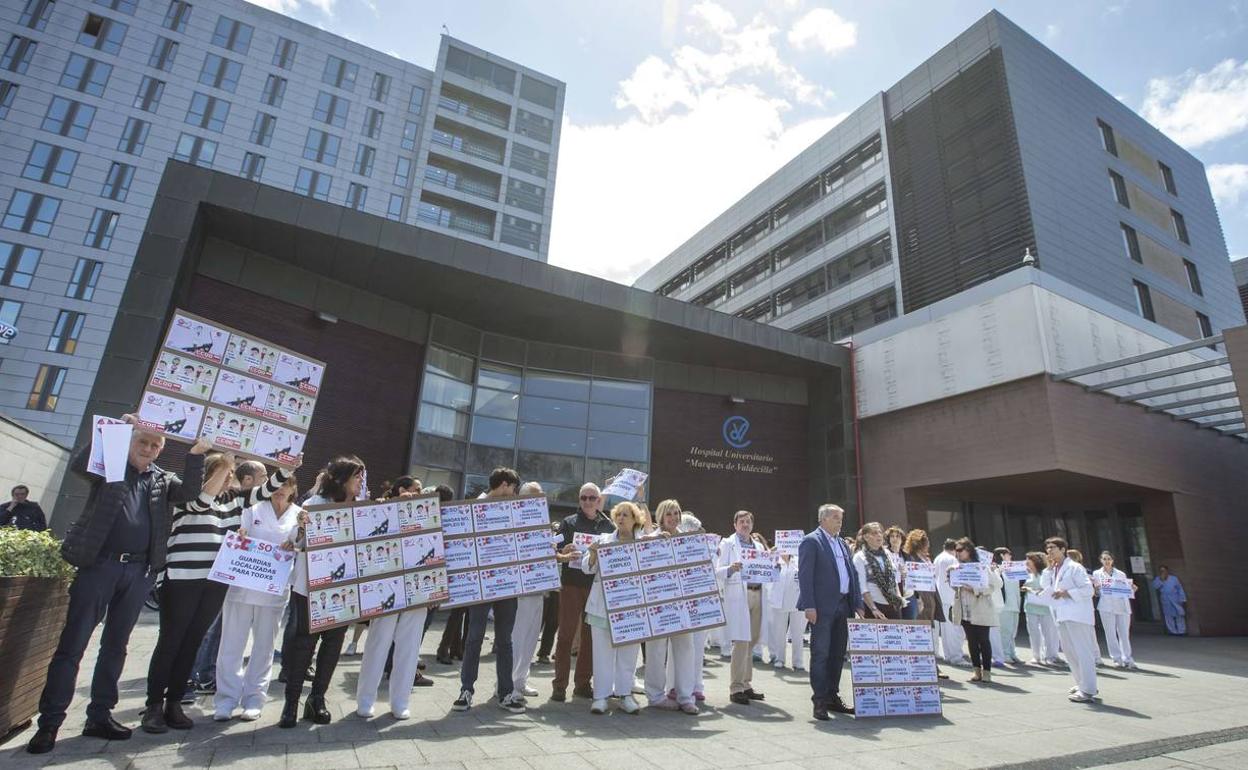 El sindicato médico de Cantabria ya promovió diferentes concentraciones en los primeros meses del año.