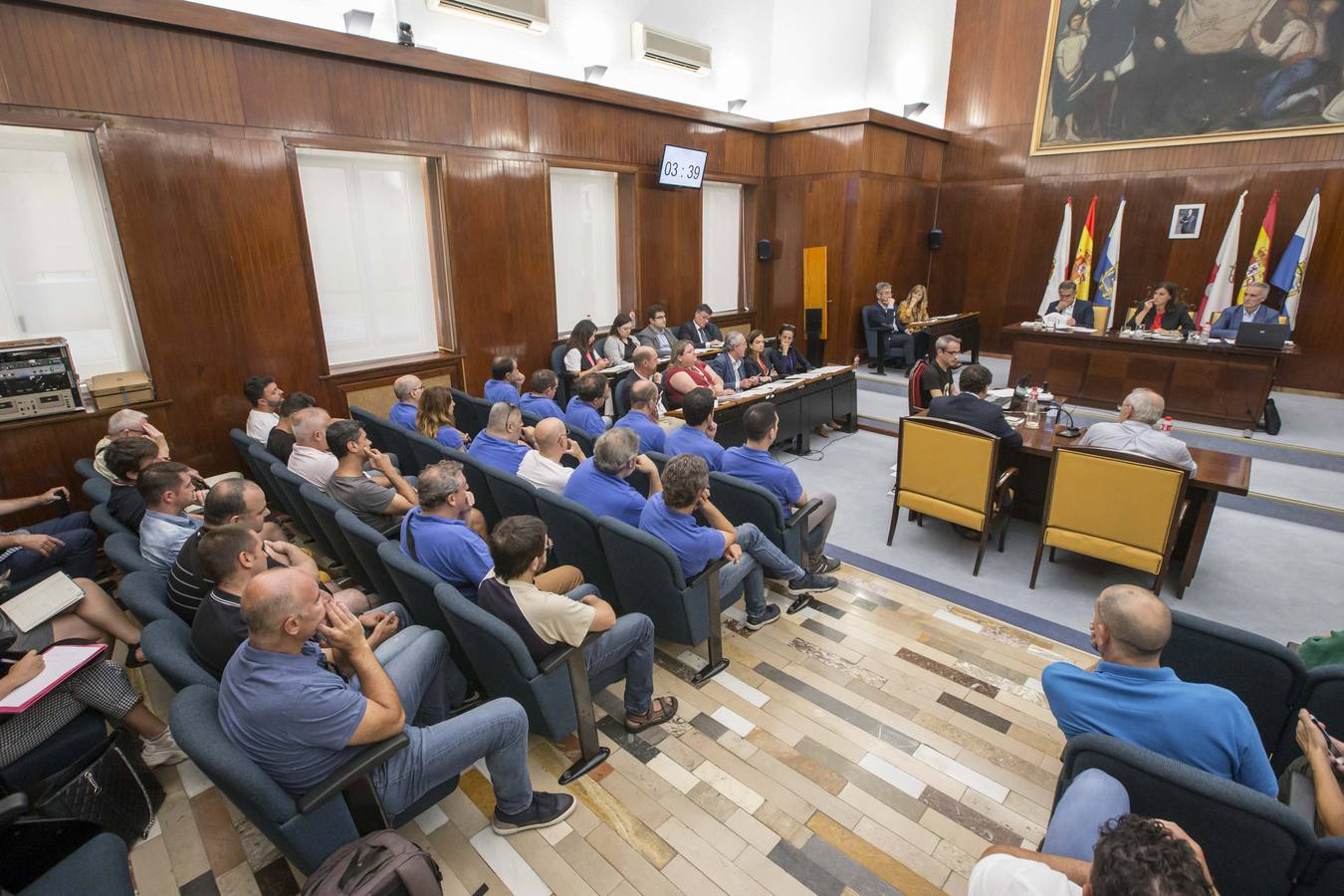 Fotos: Pleno del Ayuntamiento de Santander