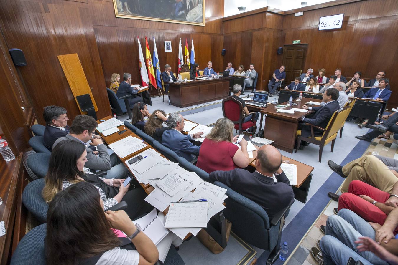 Fotos: Pleno del Ayuntamiento de Santander