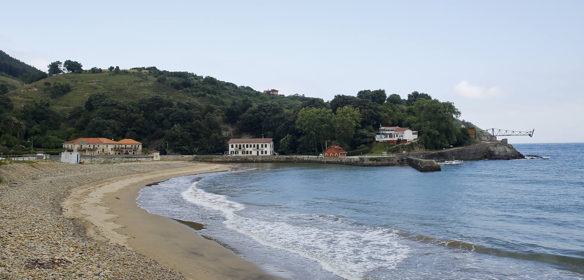 Playa de Dícido, en Mioño.