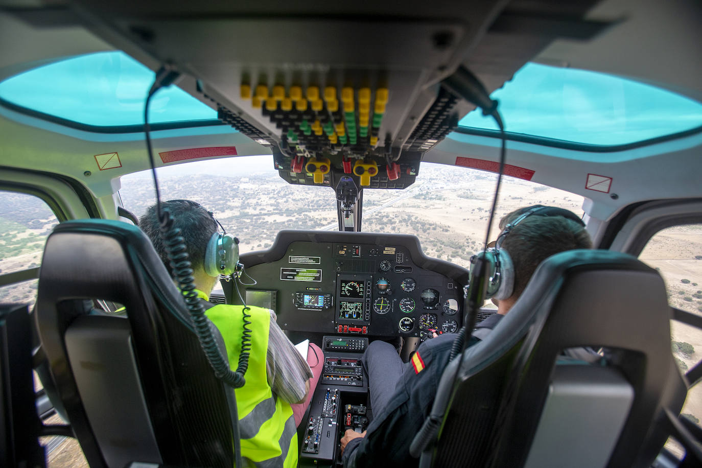 Fotos: Un vuelo en el Pegasus de la Guardia Civil