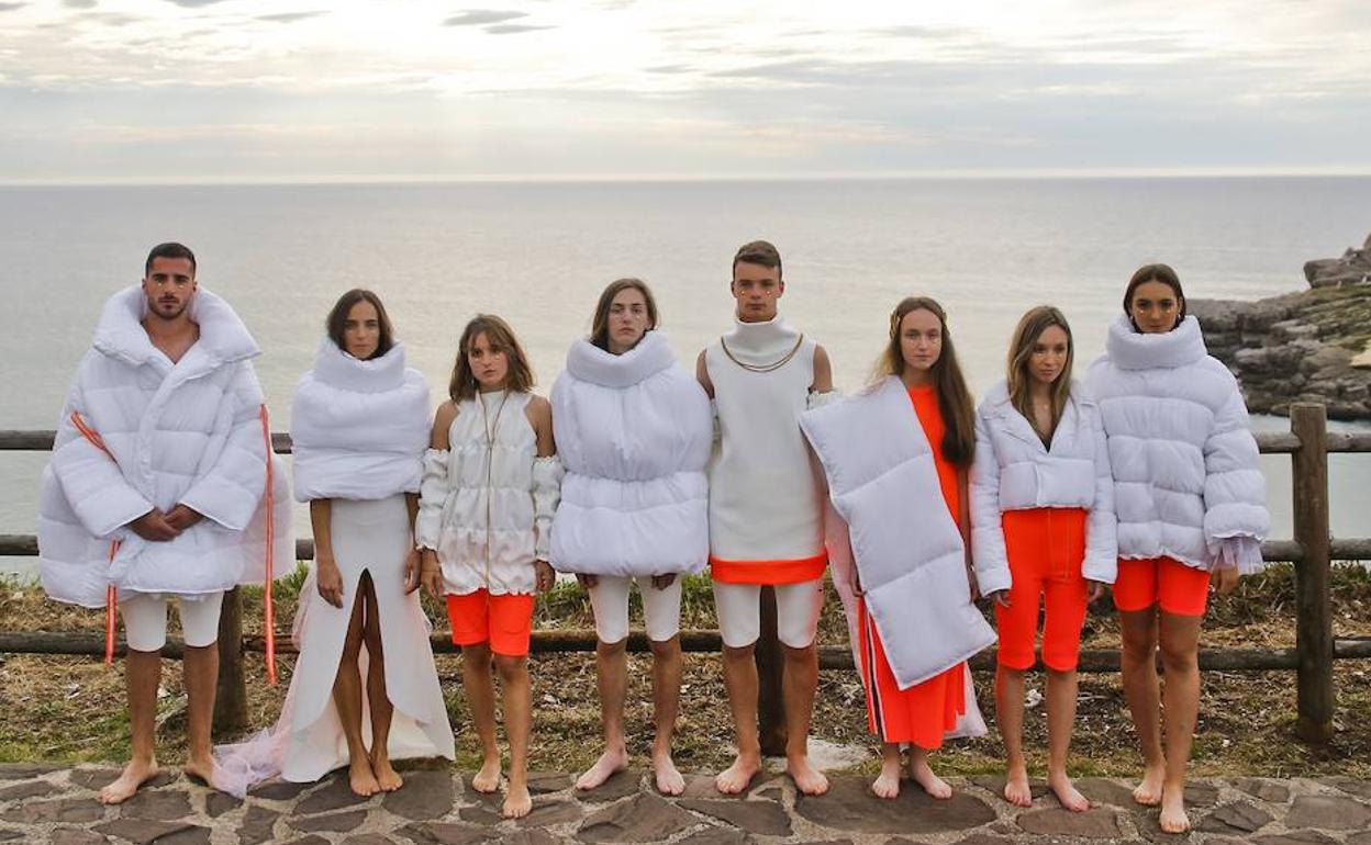 Algunos de los looks creados por la joven diseñadora santanderina.