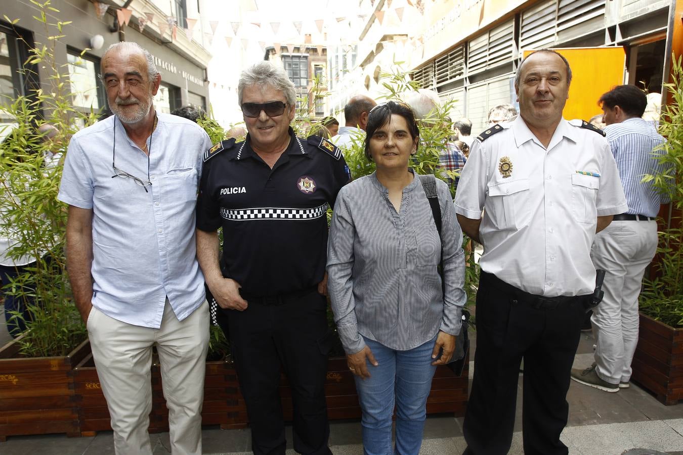 Javier Asensio, Miguel Calleja, Asunción Velarde y Víctor Antonio Revuelta.