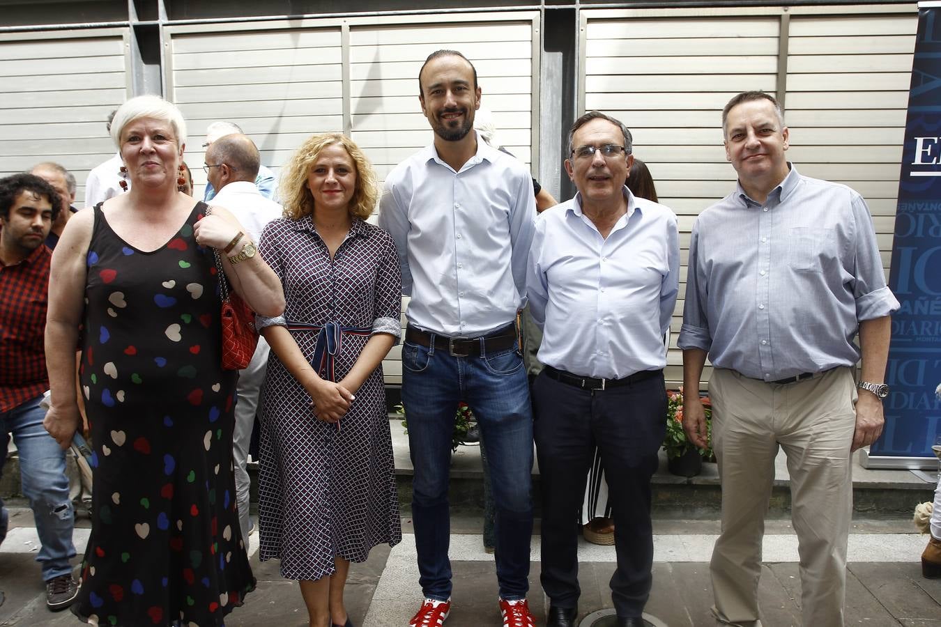 Blanca Rosa Gómez Morante, Patricia Portilla, Javier López Estrada, José Manuel Cruz Viadero e Íñigo Noriega.