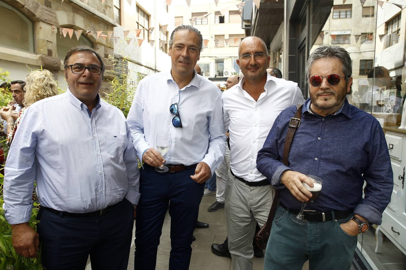 Vicente Polidura, Miguel Remón, Gonzalo Cayón y Rodolfo del Barrio.