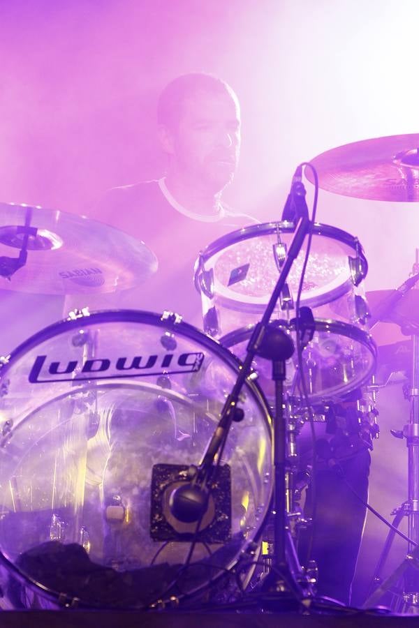 Víctor Manuel, durante la actuación del jueves en Torrelavega.