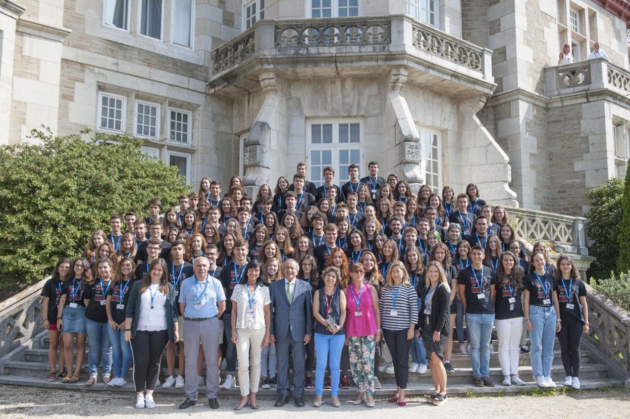 Alumnos del Aula Ortega y Gasset del pasado año. 
