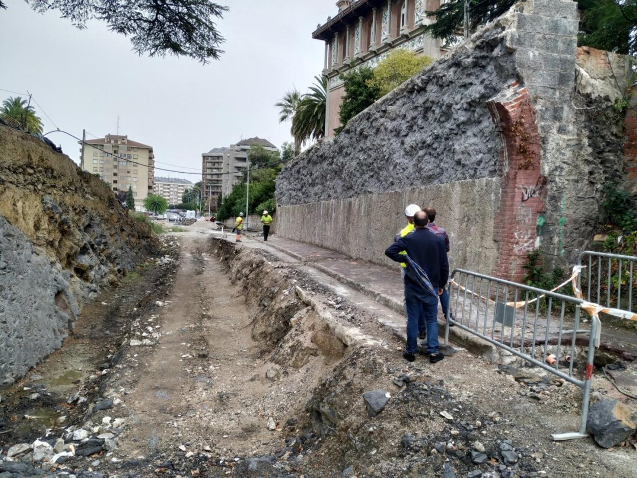 Estado en el que se encuentra en estos momentos la obra de los túneles de Ocharan. :: dm