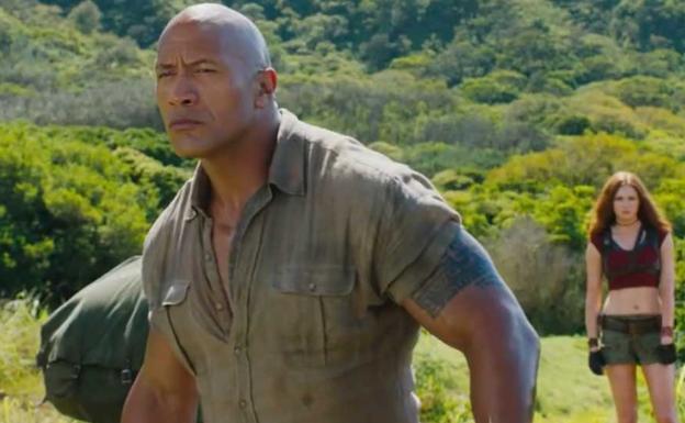 'La Roca' en 'Jumanji'.