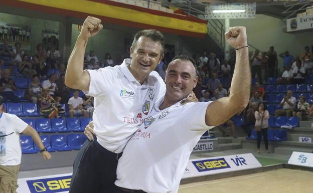 Óscar González y Lolo Lavid celebran el triunfo en el Nacional por parejas