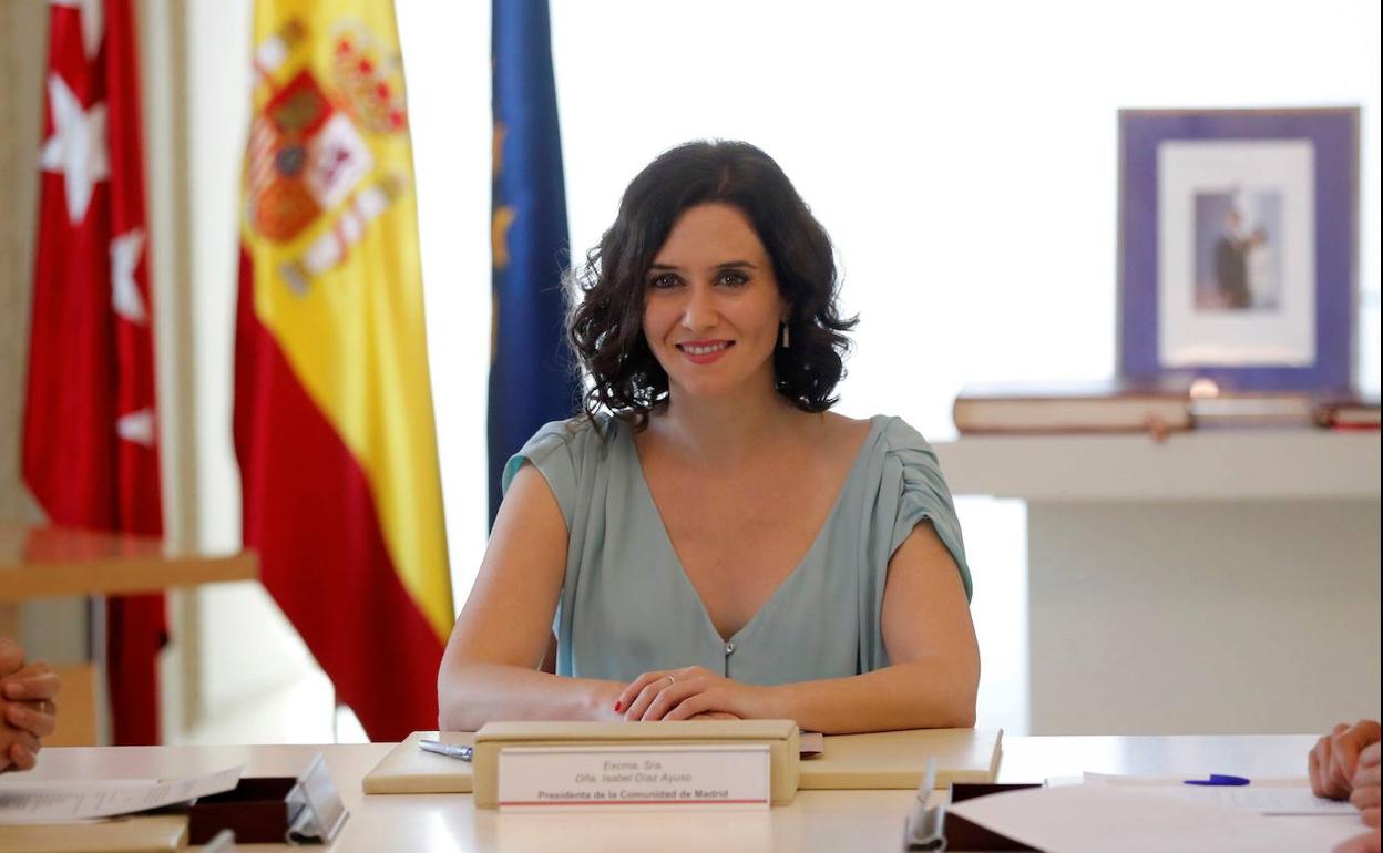 La presidenta de la Comunidad de Madrid, Isabel Díaz Ayuso.