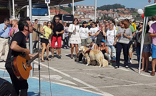 Actuación de David Dellera en una pasada edición de la fiesta. 