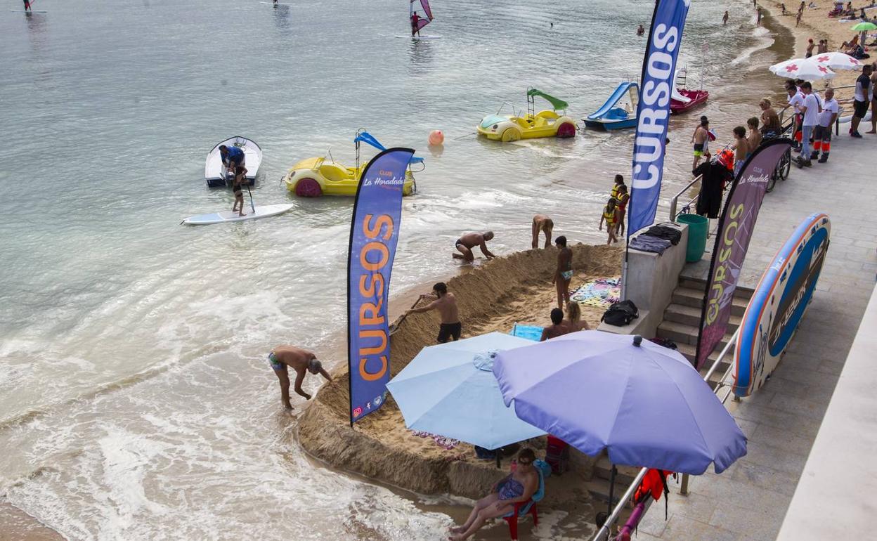 El 'juego' de las mareas en Santander