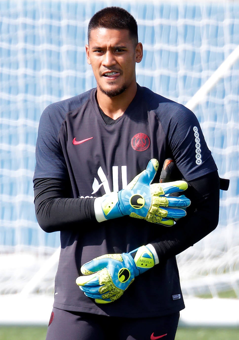 Alphonse Areola, con la camiseta del PSG. 