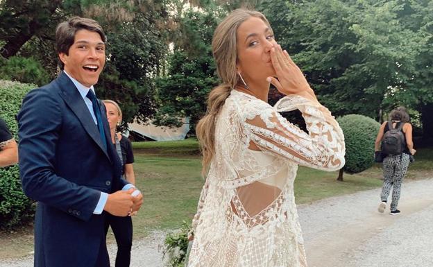 María Pombo despide el verano recordando su boda cántabra